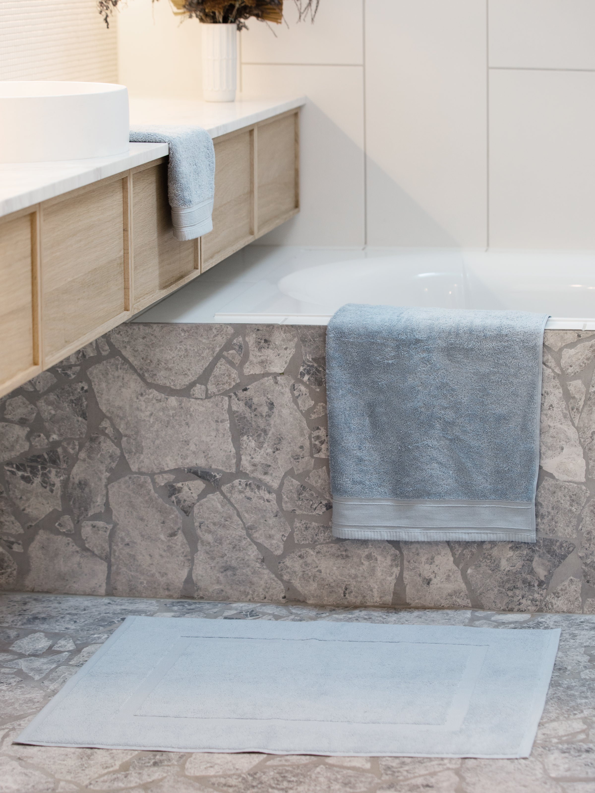 Oasis Bath Sheet | Atlantic Blue-4