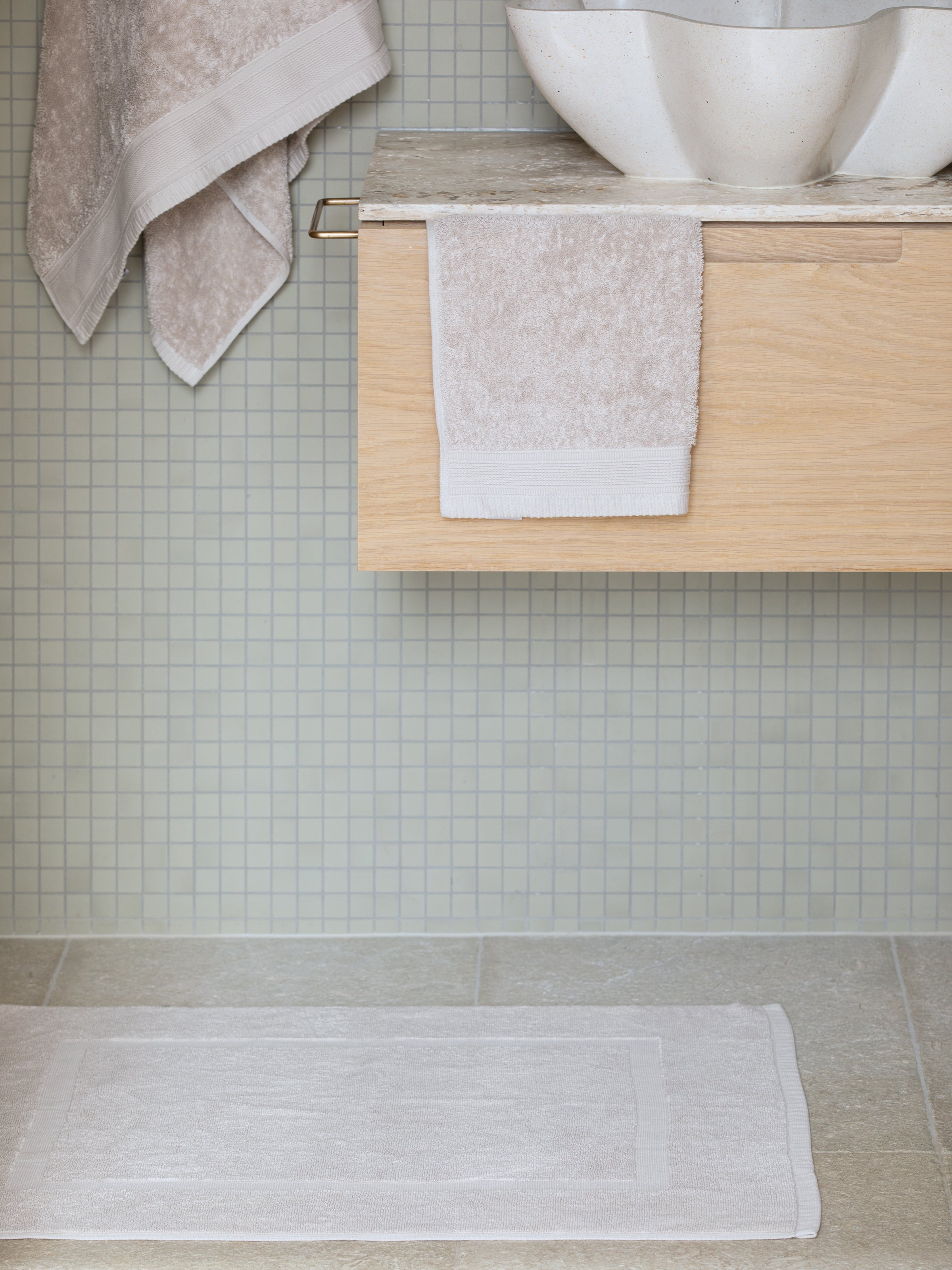 Oasis Face Cloth | Wheat-5