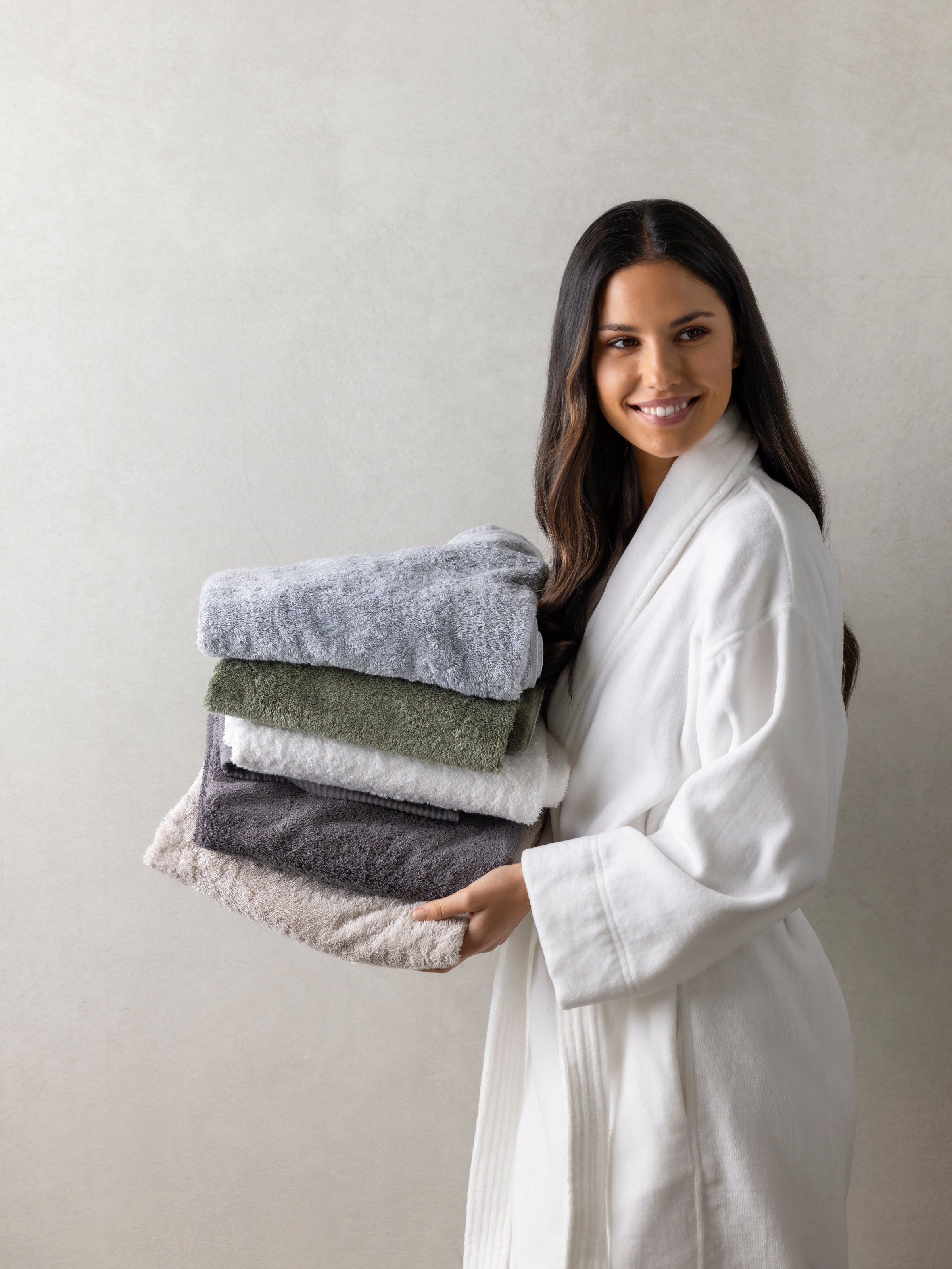 Oasis Hand Towel | Stone-4