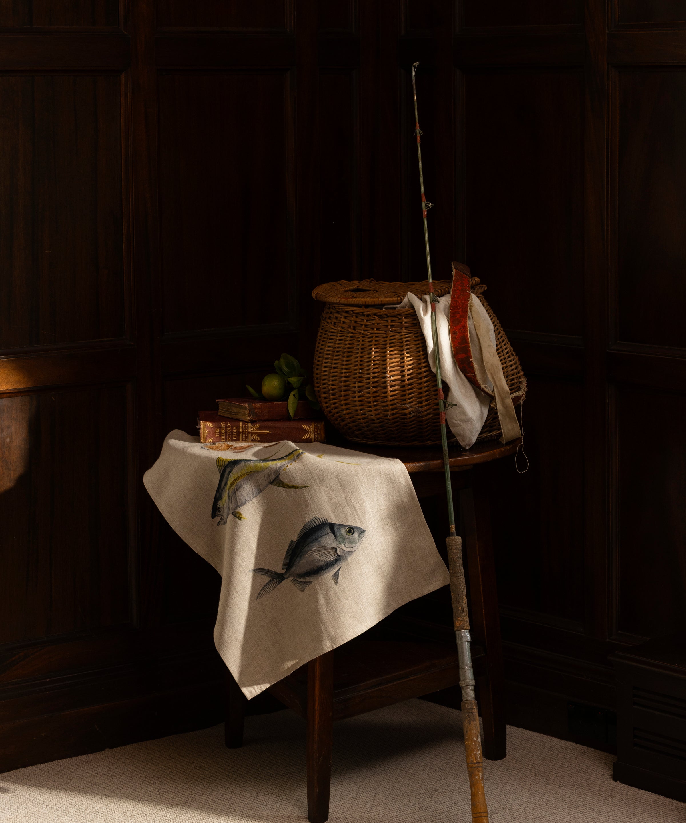 Ocean Fish Linen Tea Towel | Multi-3