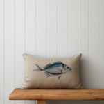 Ocean Fish Rectangle Cushion Cover | Blue-1