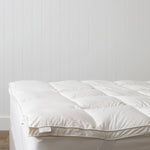 Organic Cotton Mattress Topper | White-1