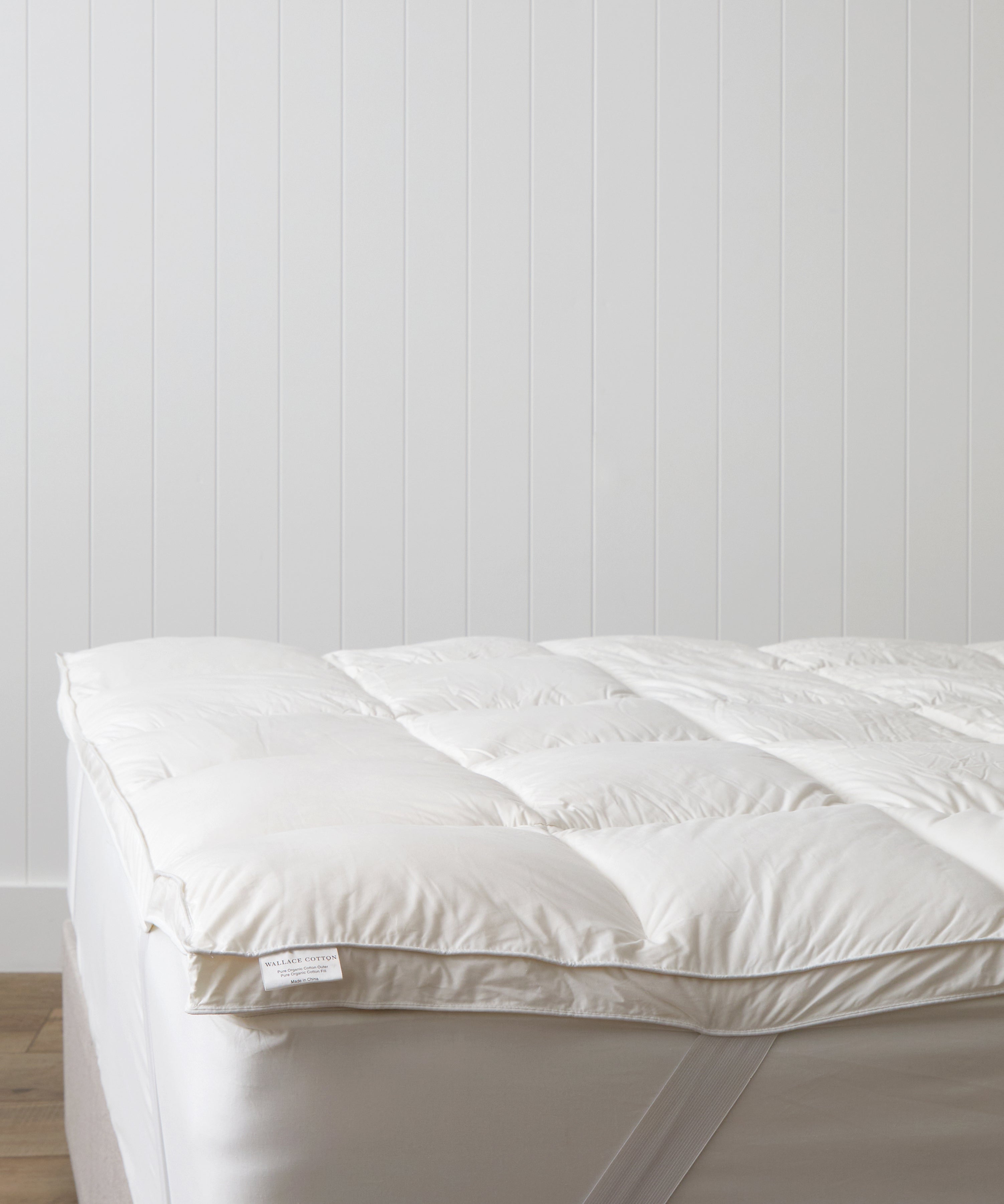 Organic Cotton Mattress Topper | White-1