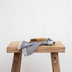 Organic Cotton Waffle Washcloth Set of 3 | Black White-4