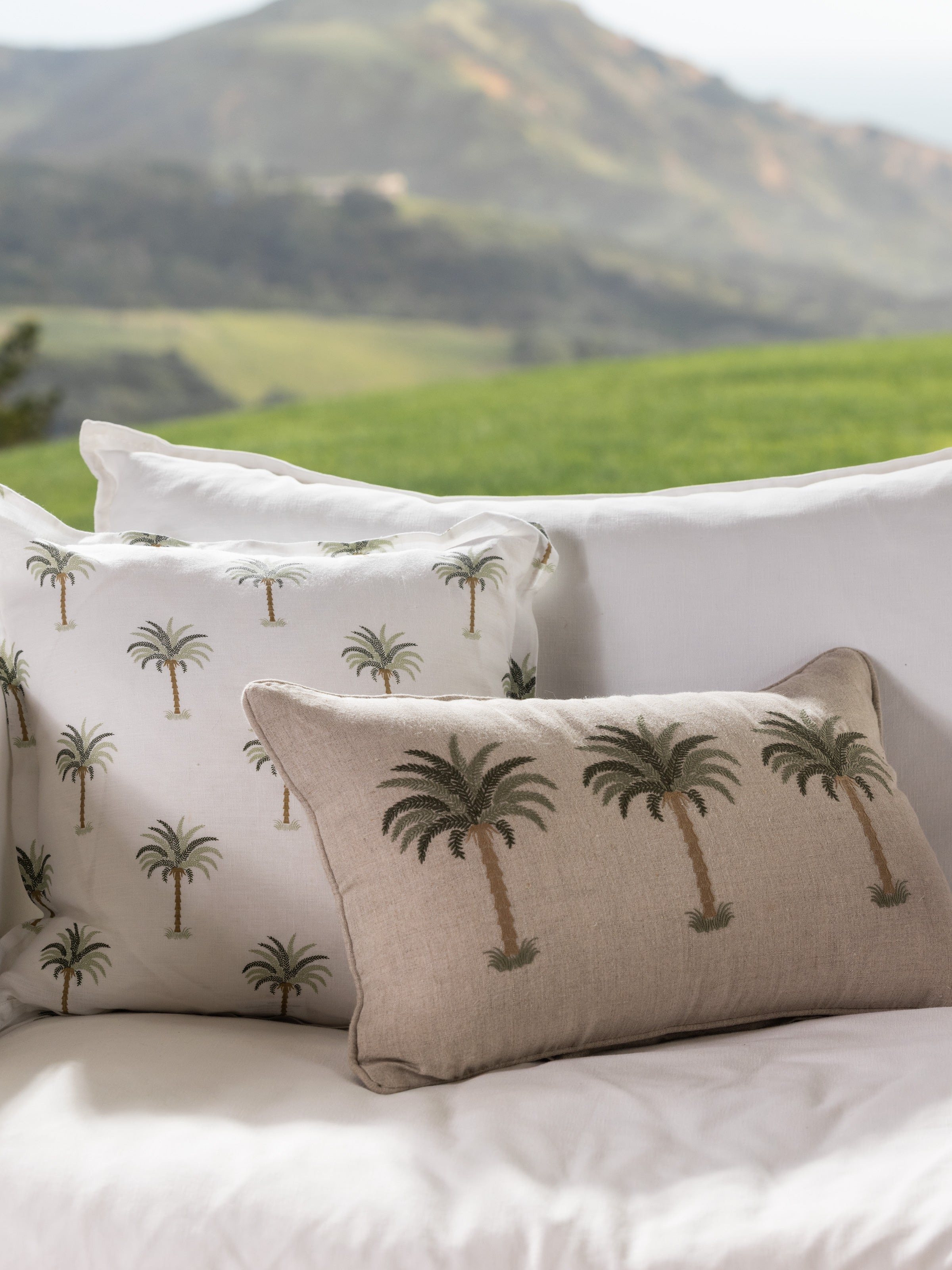 Palm Square Cushion Cover | Multi-2