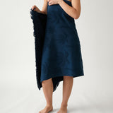 Palm Tree Beach Towel | Navy-2