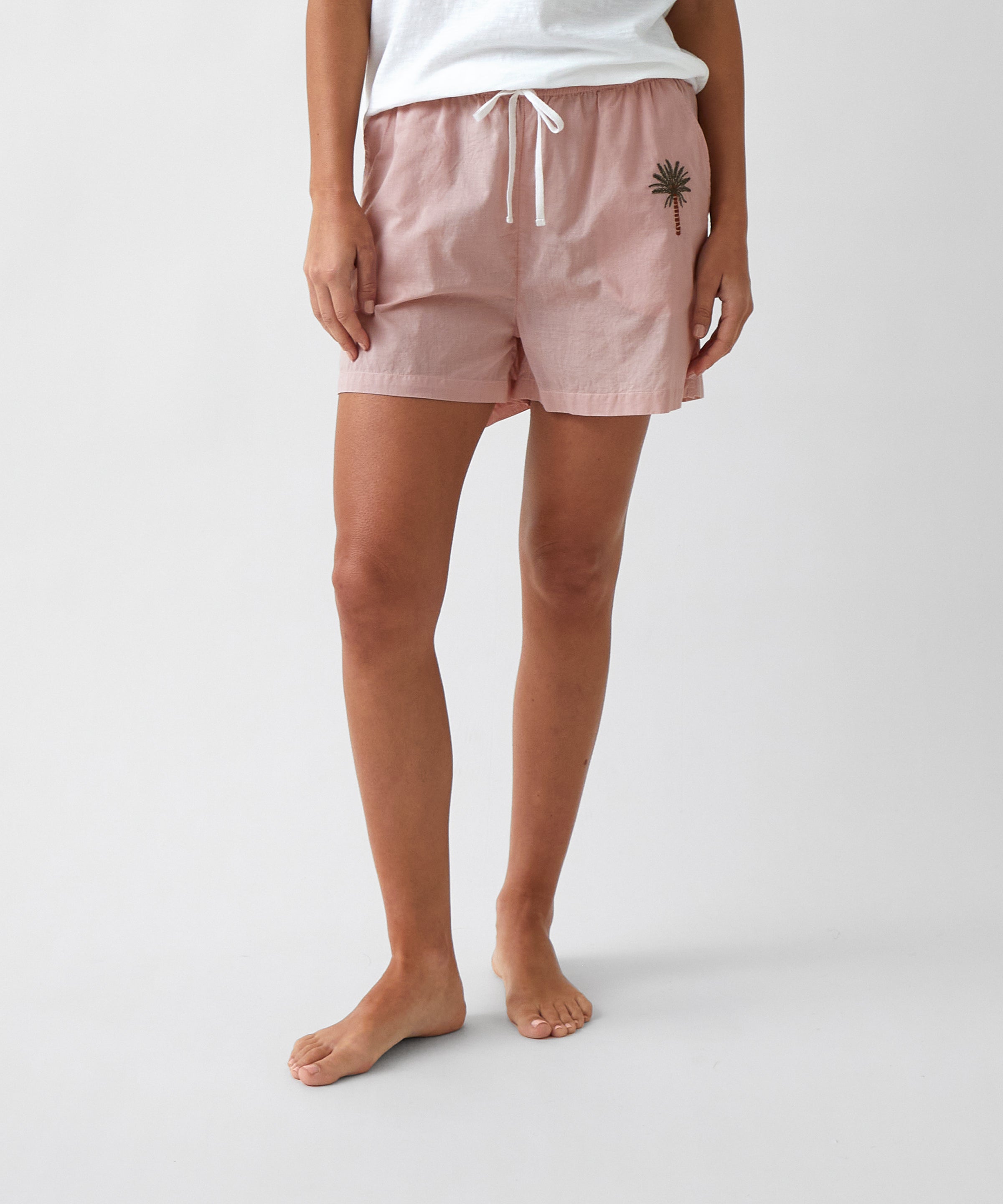 Paradiso Sleep Shorts | Pink-1