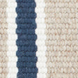 Patio Door Mat in Blue Stripe