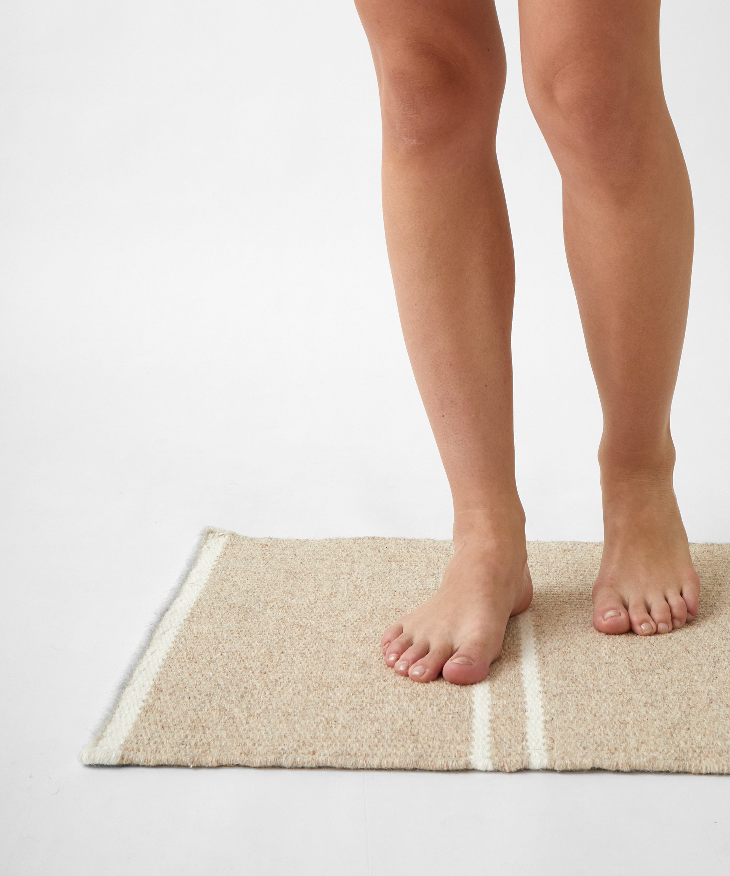 Patio Door Mat | White Stripe-1