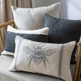 Pavilion Square Cushion Cover | Charcoal-2