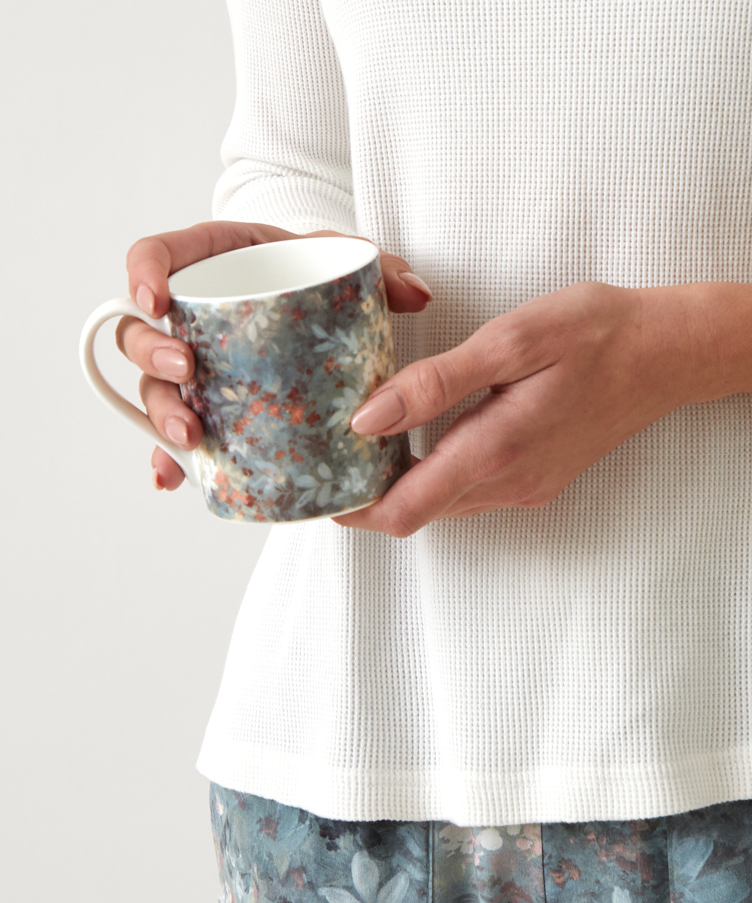 Petal Mirage Bone China Mug | Floral-2