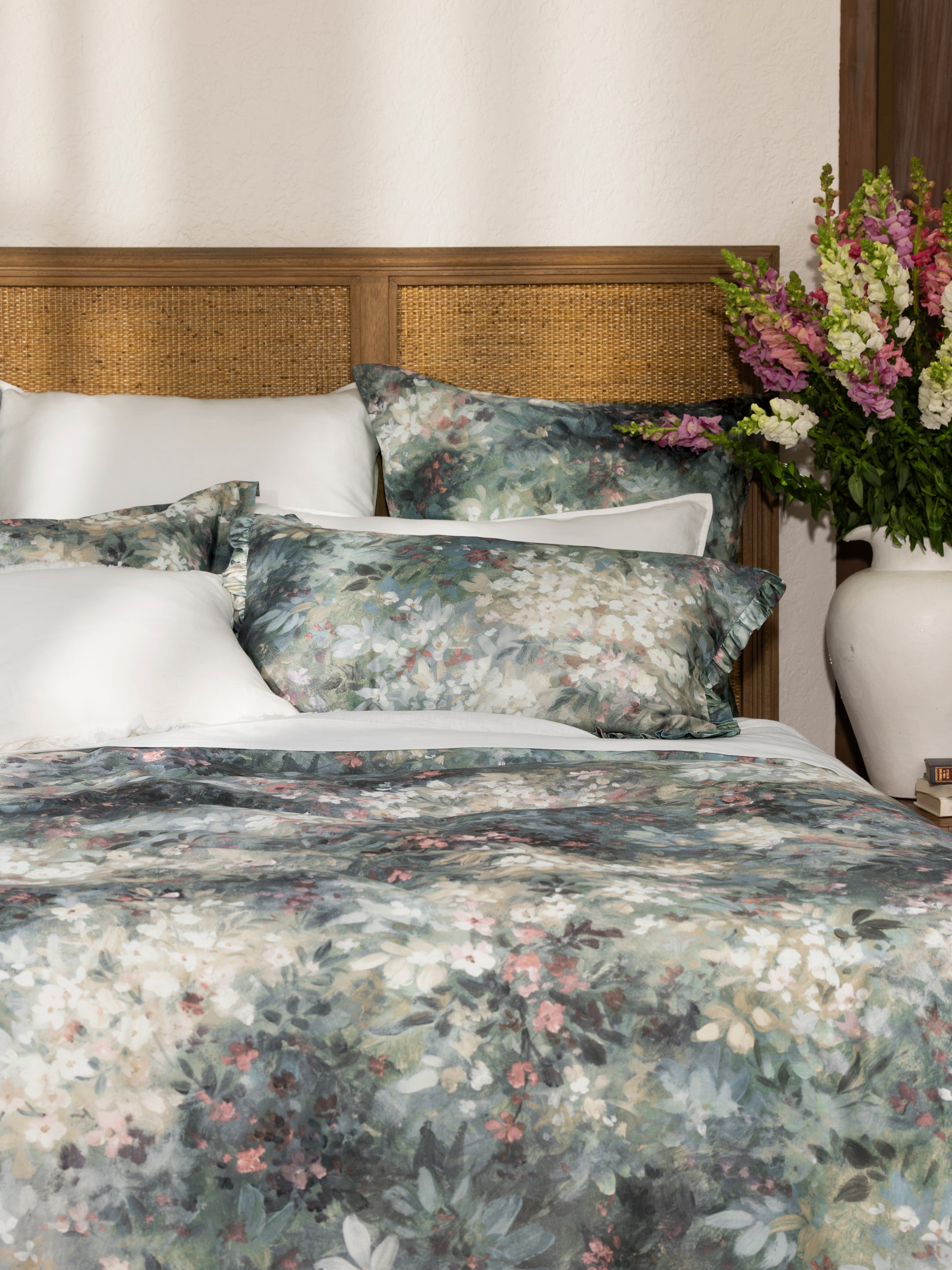 Petal Mirage European Pillowcase | Floral-2