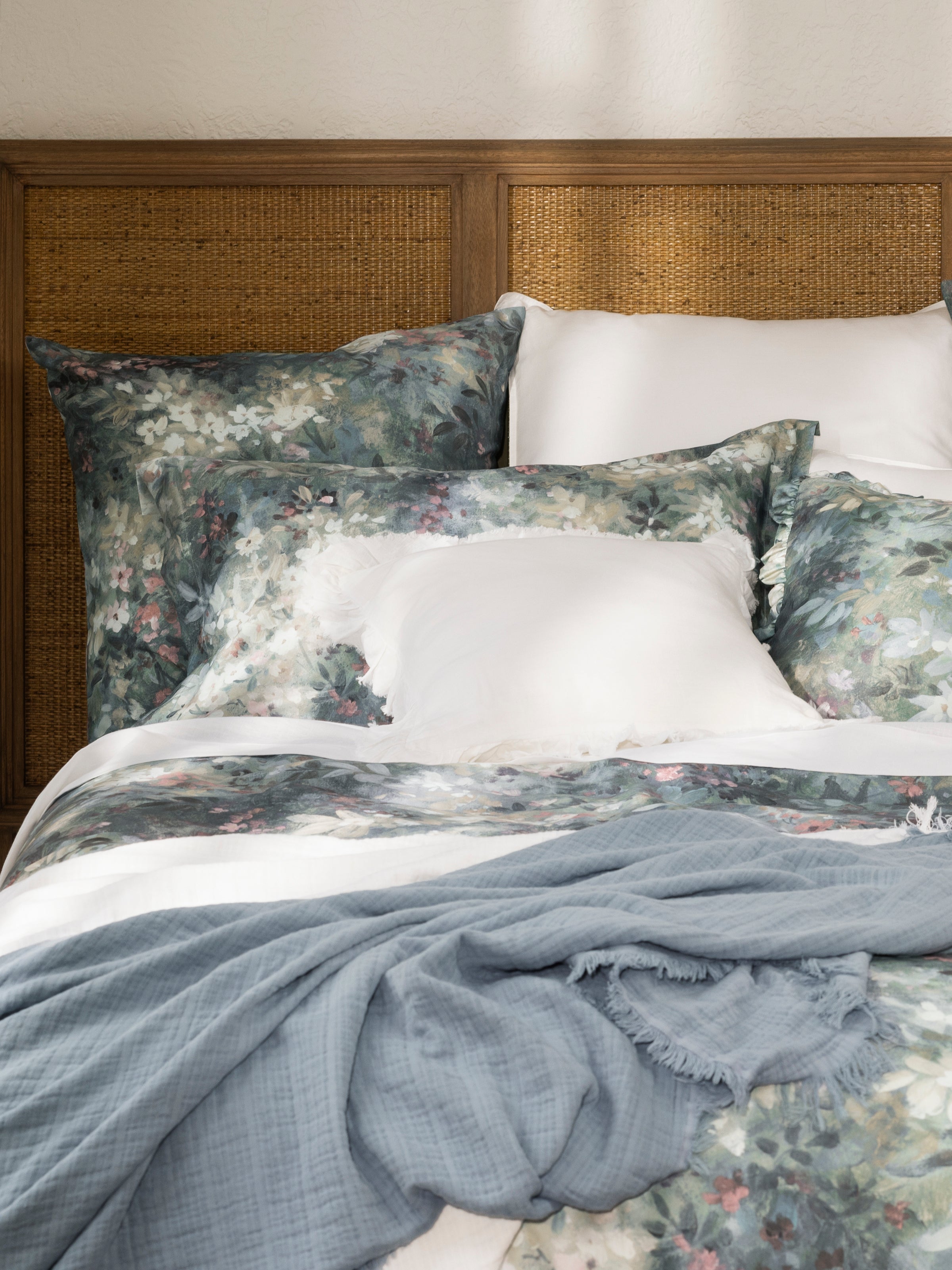 Petal Mirage Oxford Pillowcase Set | Floral-2