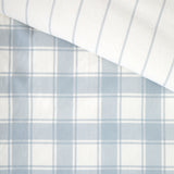 Pinnacle Flannel Reversible Duvet Cover Set | Blue-4
