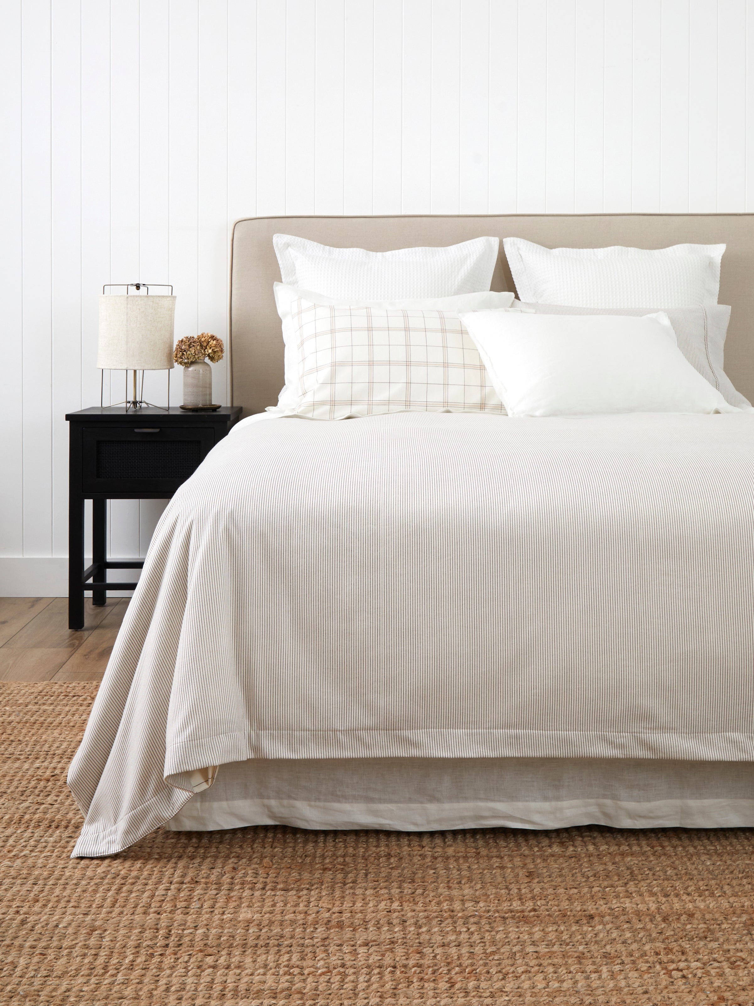 Pinnacle Flannel Reversible Duvet Cover Set | Cocoa-1
