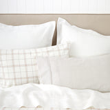 Pinnacle Flannel Reversible Duvet Cover Set | Cocoa-2