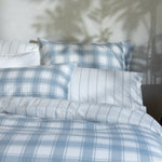 Pinnacle Flannel Sheet Set | Blue Stripe-2