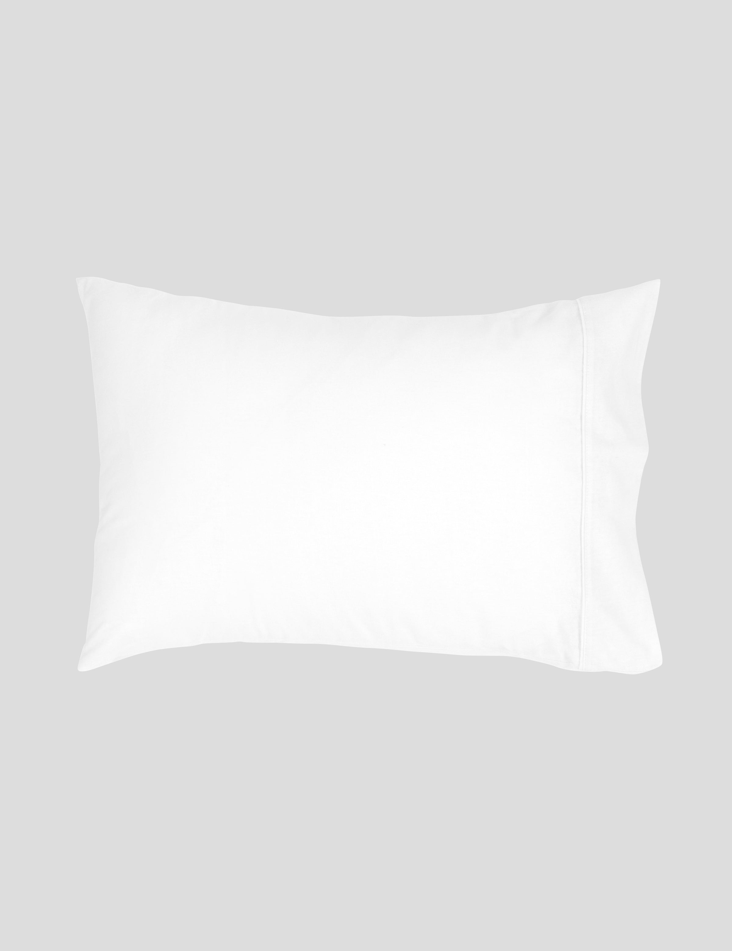 Pinnacle Flannel Standard Pillowcase Set | White-1