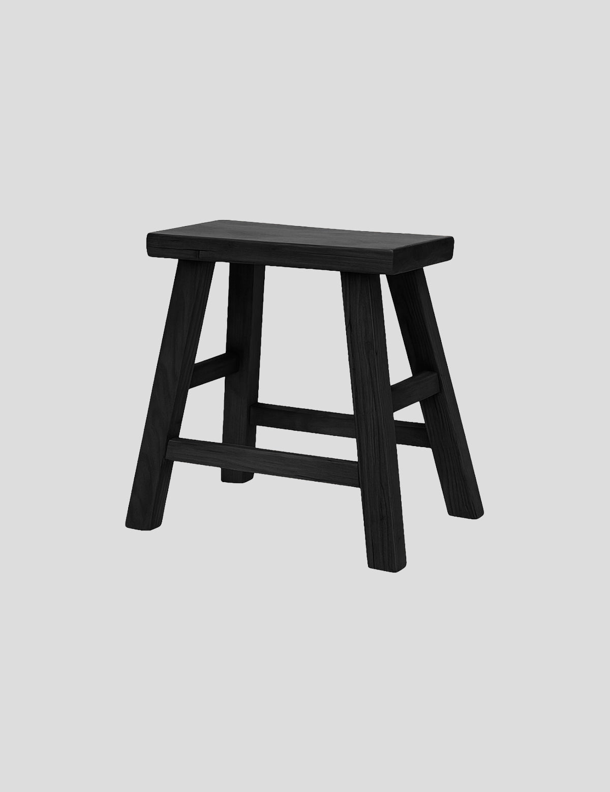 Province Rectangle Stool | Black-1