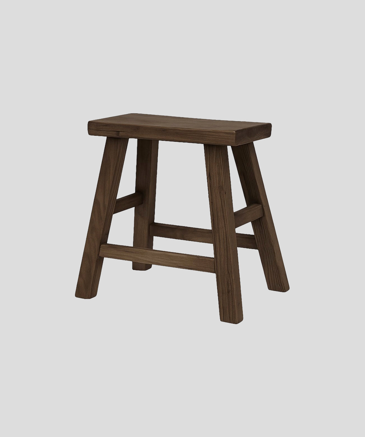 Province Rectangle Stool | Walnut-1