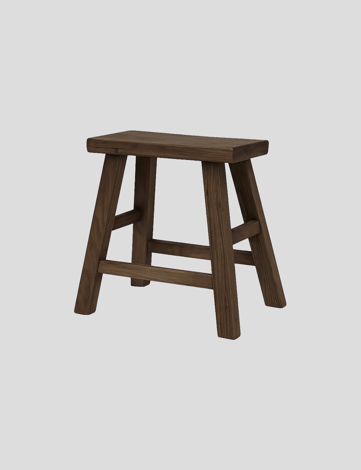 Province Rectangle Stool | Walnut-1