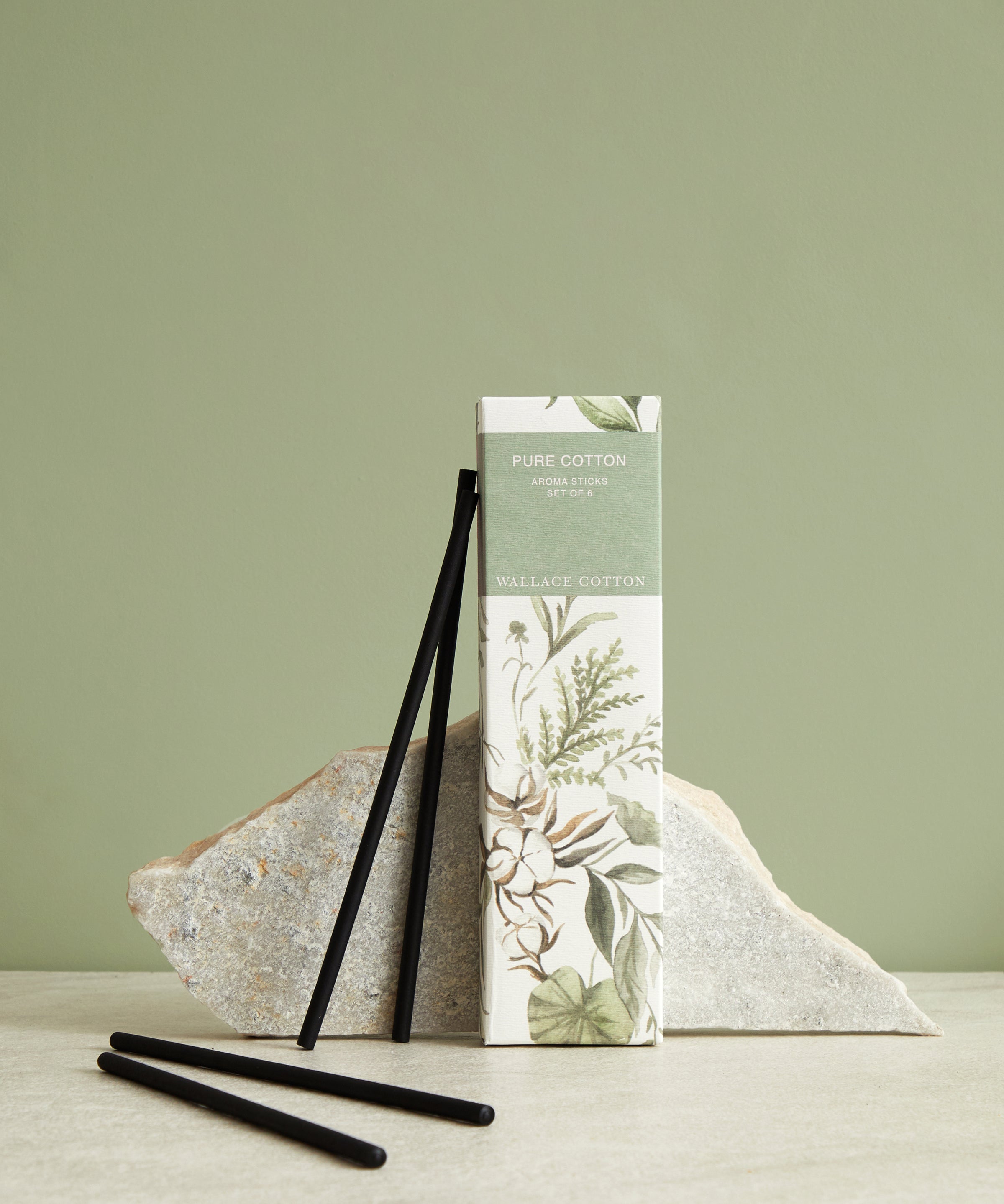 Pure Cotton Aroma Sticks Set of 6 | White-1