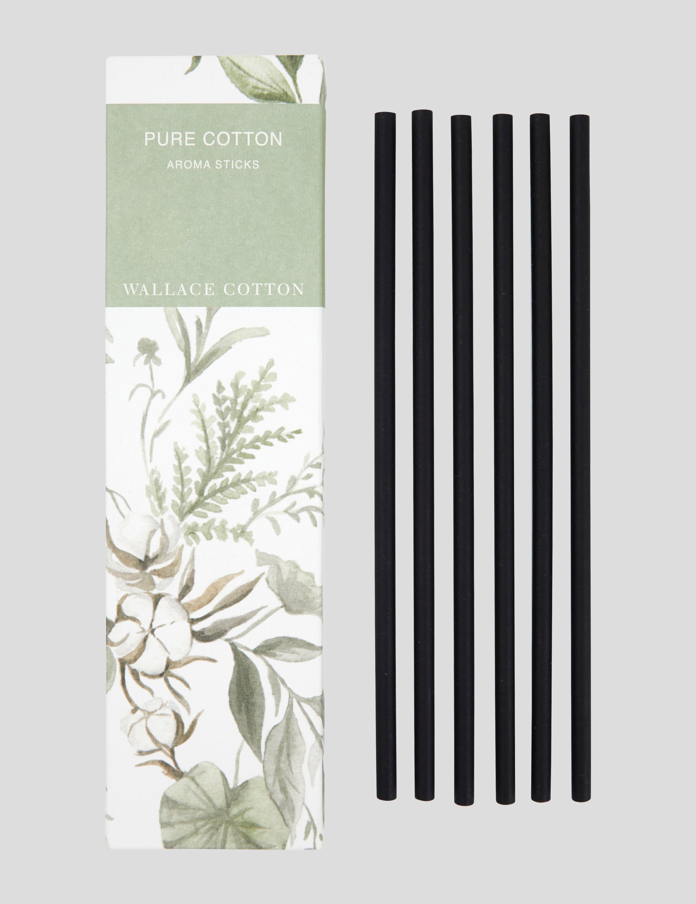 Pure Cotton Aroma Sticks Set of 6 | White-3