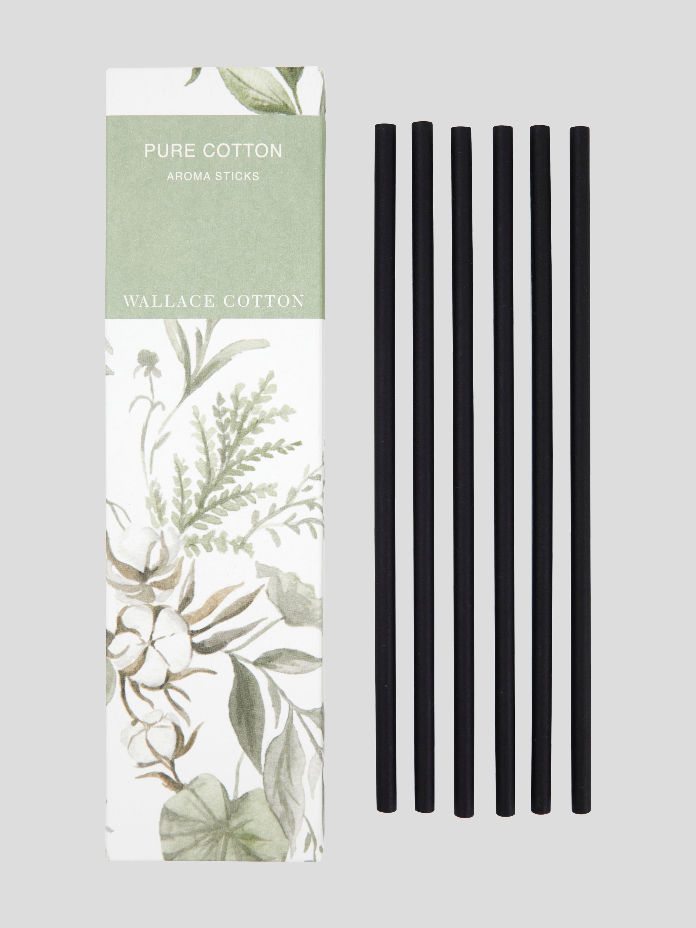 Pure Cotton Aroma Sticks Set of 6 | White-3