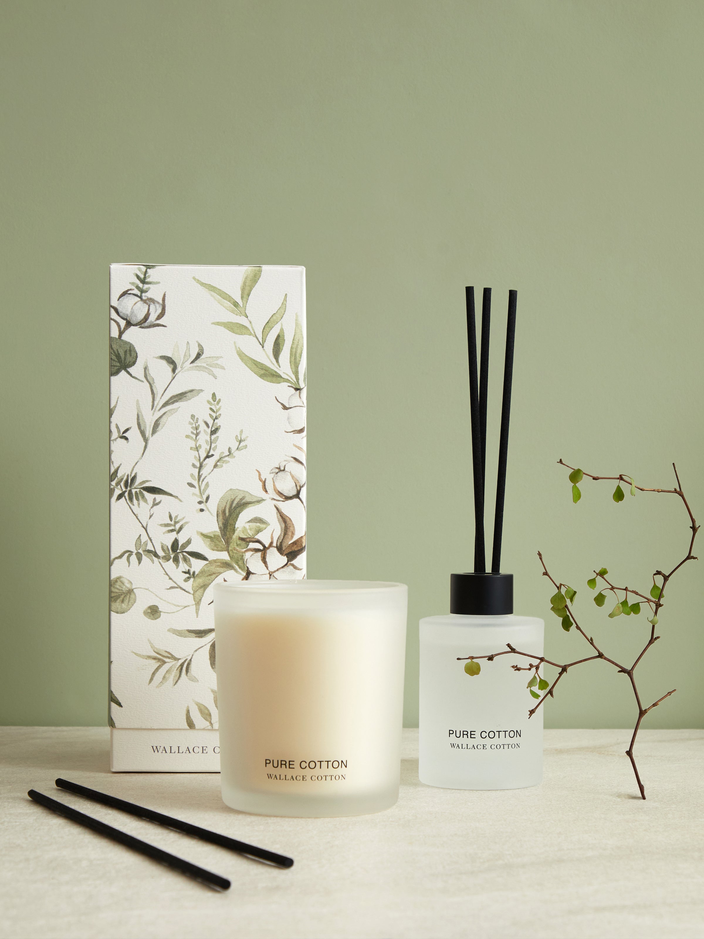 Pure Cotton Candle 300g | White-2