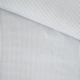 Purity Organic Cotton Duvet Cover Set | Charcoal Stripe-4