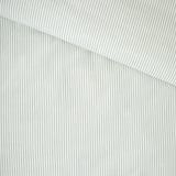 Purity Organic Cotton Duvet Cover Set | Green Stripe-4