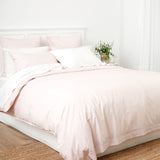 Purity Organic Cotton Duvet Cover Set | Pink Stripe-3