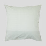 Purity Organic Cotton European Pillowcase | Green Stripe-3