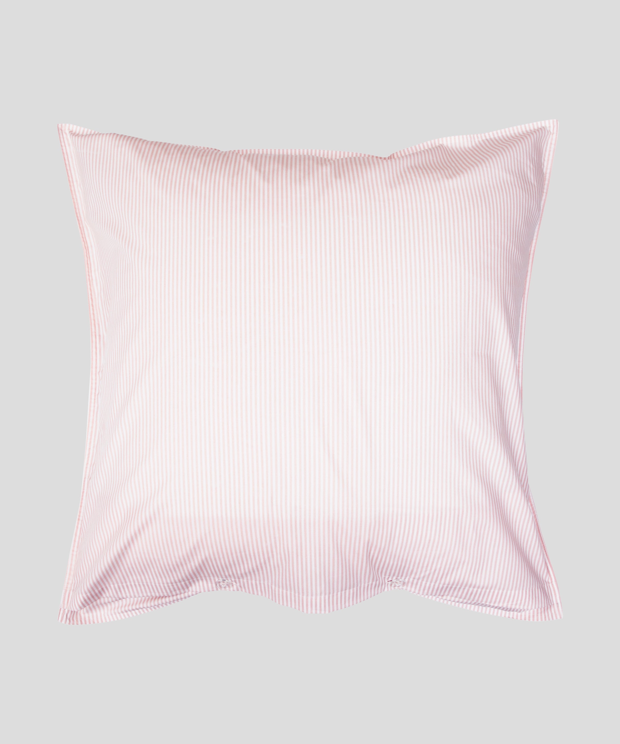 Purity Organic Cotton European Pillowcase | Pink Stripe-3