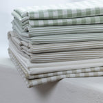 Purity Organic Cotton Gingham Sheet Set | Green-3