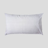 Purity Organic Cotton Lodge Pillowcase Set | Charcoal Stripe-2