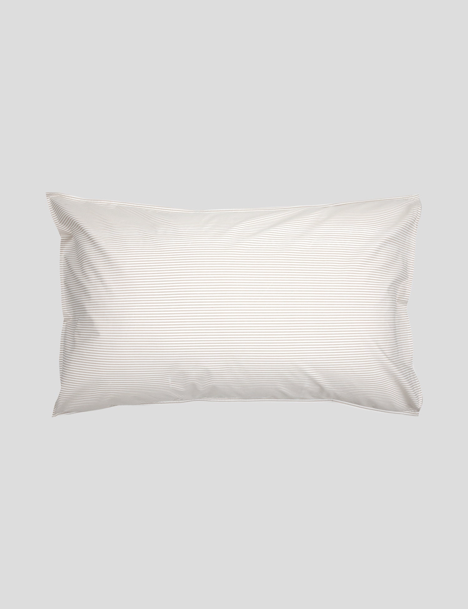 Purity Organic Cotton Lodge Pillowcase Set | Natural Stripe-2