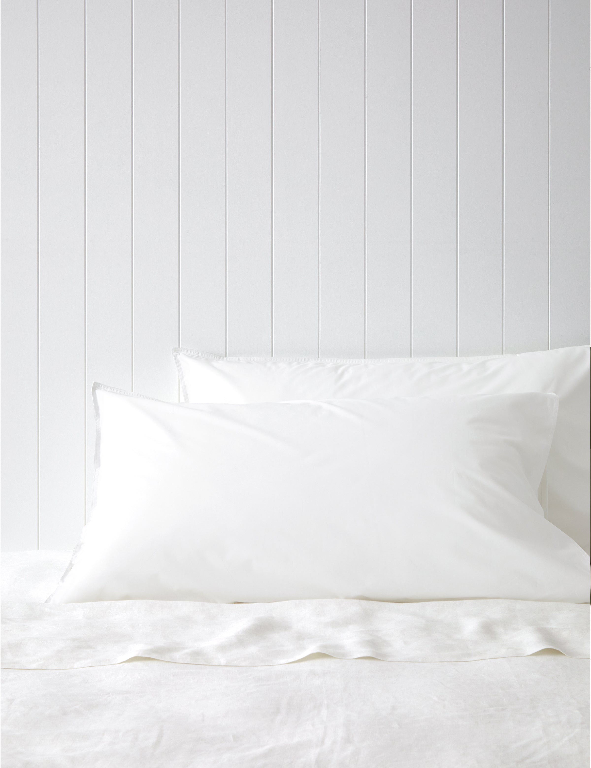Purity Organic Cotton Lodge Pillowcase Set | White-1