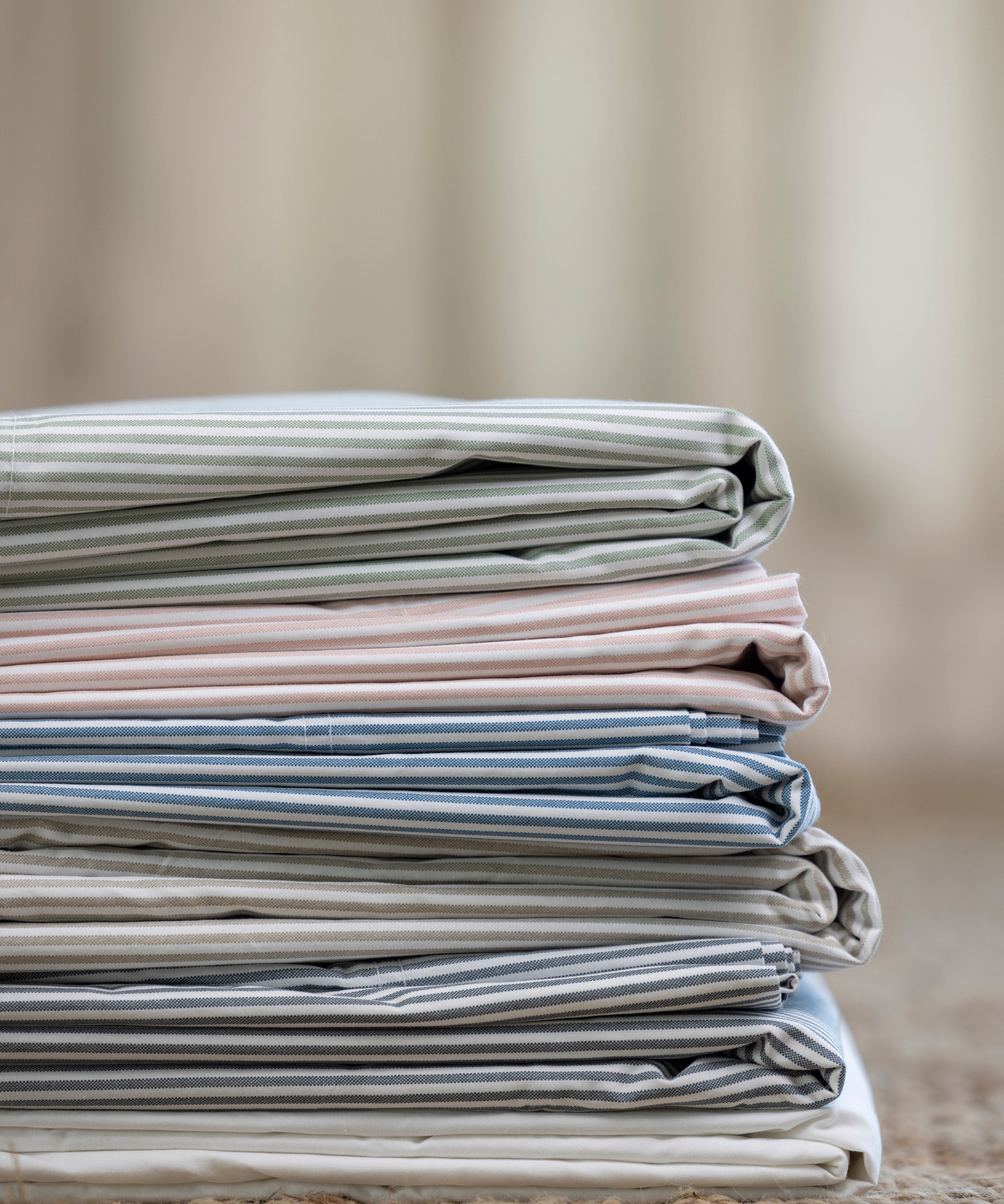 Purity Organic Cotton Sheet Set | Blue Stripe-3