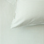 Purity Organic Cotton Sheet Set | Green Stripe-2