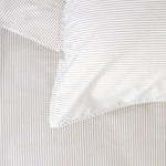 Purity Organic Cotton Sheet Set | Natural Stripe-2
