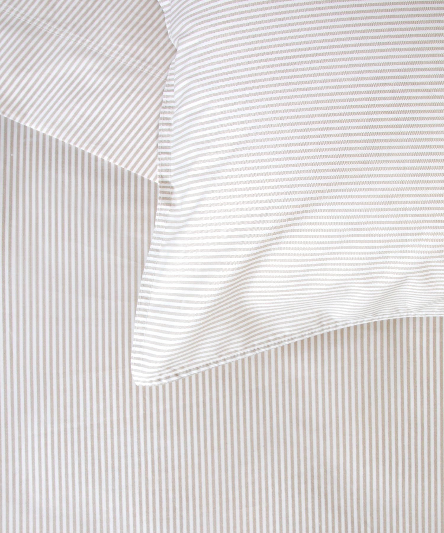 Purity Organic Cotton Sheet Set | Natural Stripe-2
