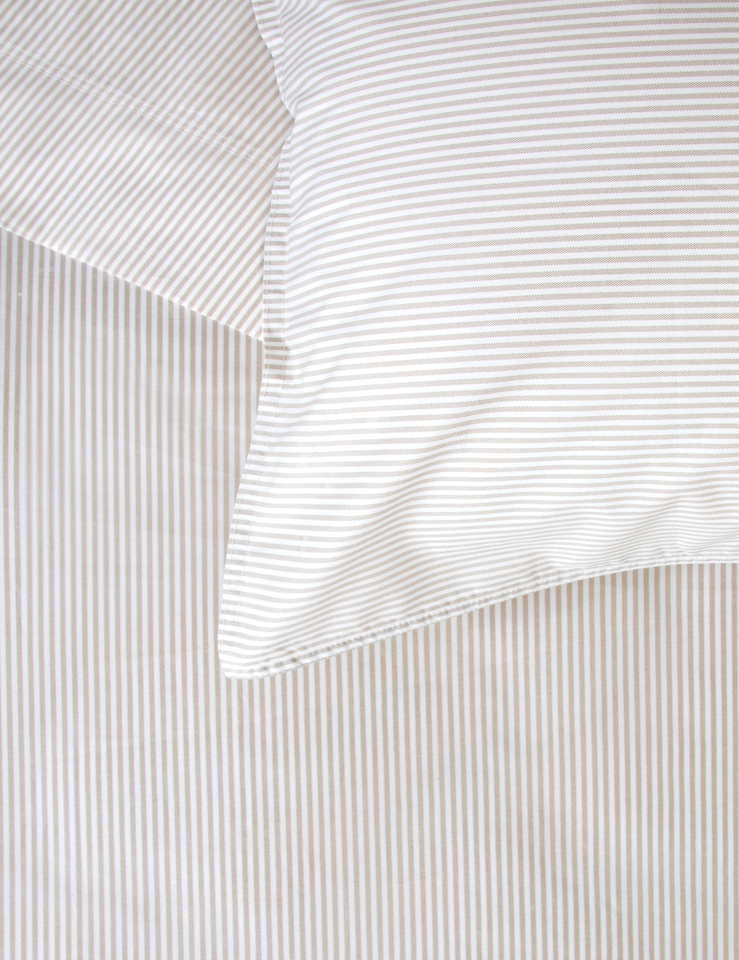 Purity Organic Cotton Sheet Set | Natural Stripe-2