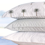 Purity Organic Cotton Standard Pillowcase Set | Green Stripe-2