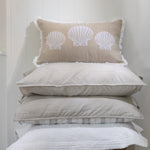 Purity Organic Cotton Standard Pillowcase Set | Natural Stripe-3