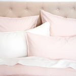 Purity Organic Cotton Standard Pillowcase Set | Pink Stripe-2