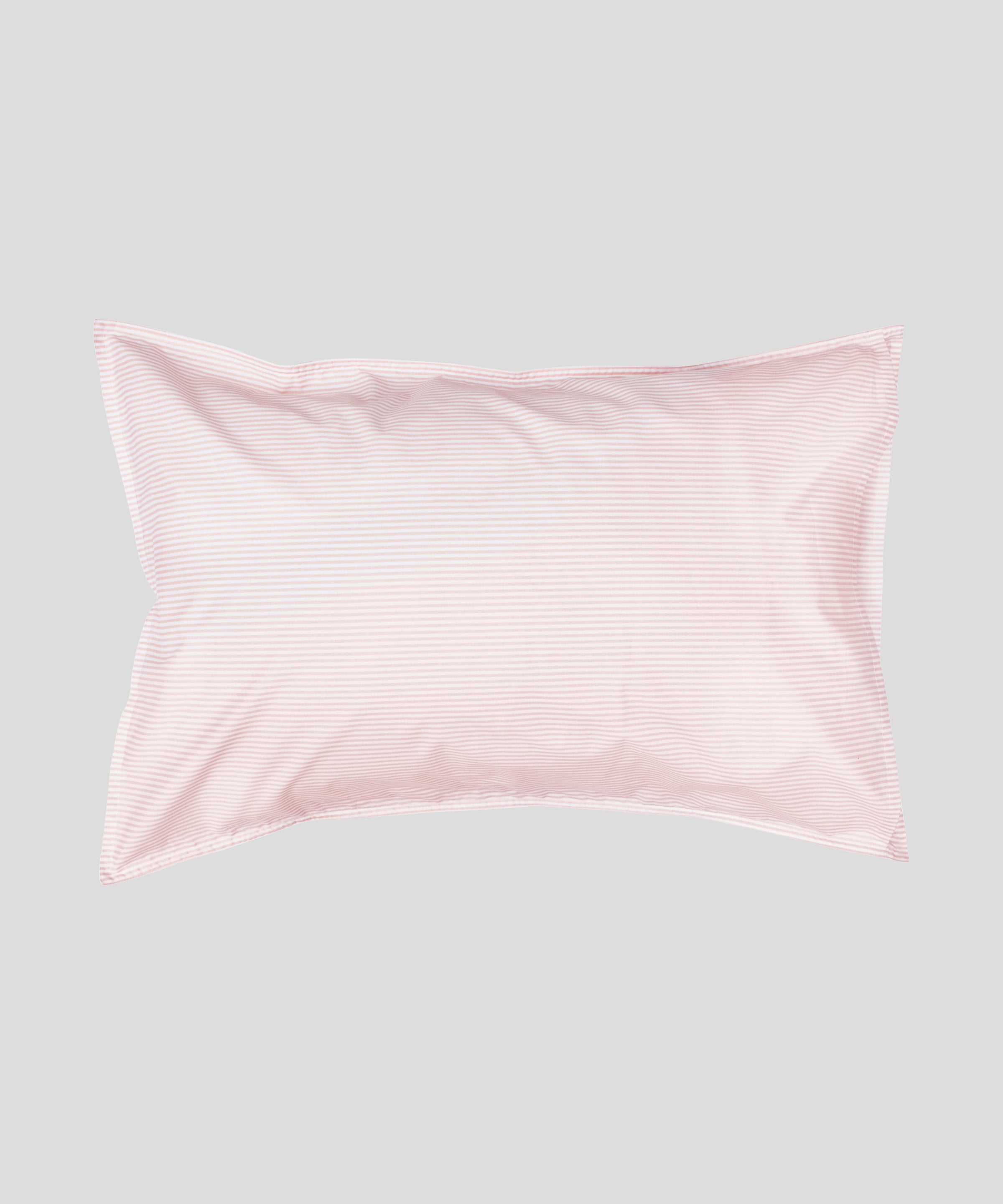 Purity Organic Cotton Standard Pillowcase Set | Pink Stripe-3