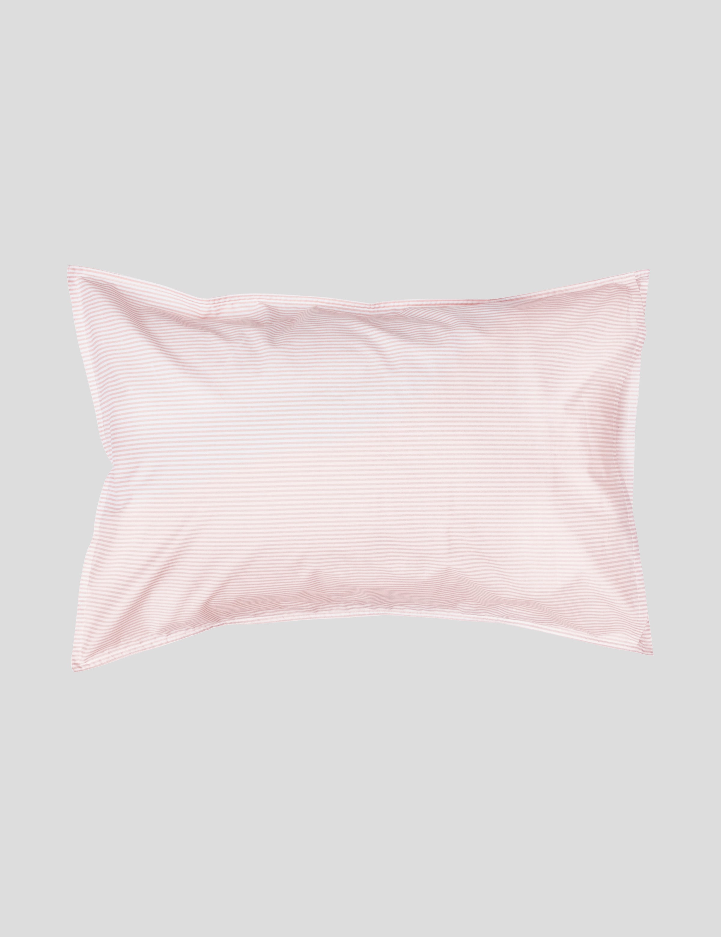 Purity Organic Cotton Standard Pillowcase Set | Pink Stripe-3