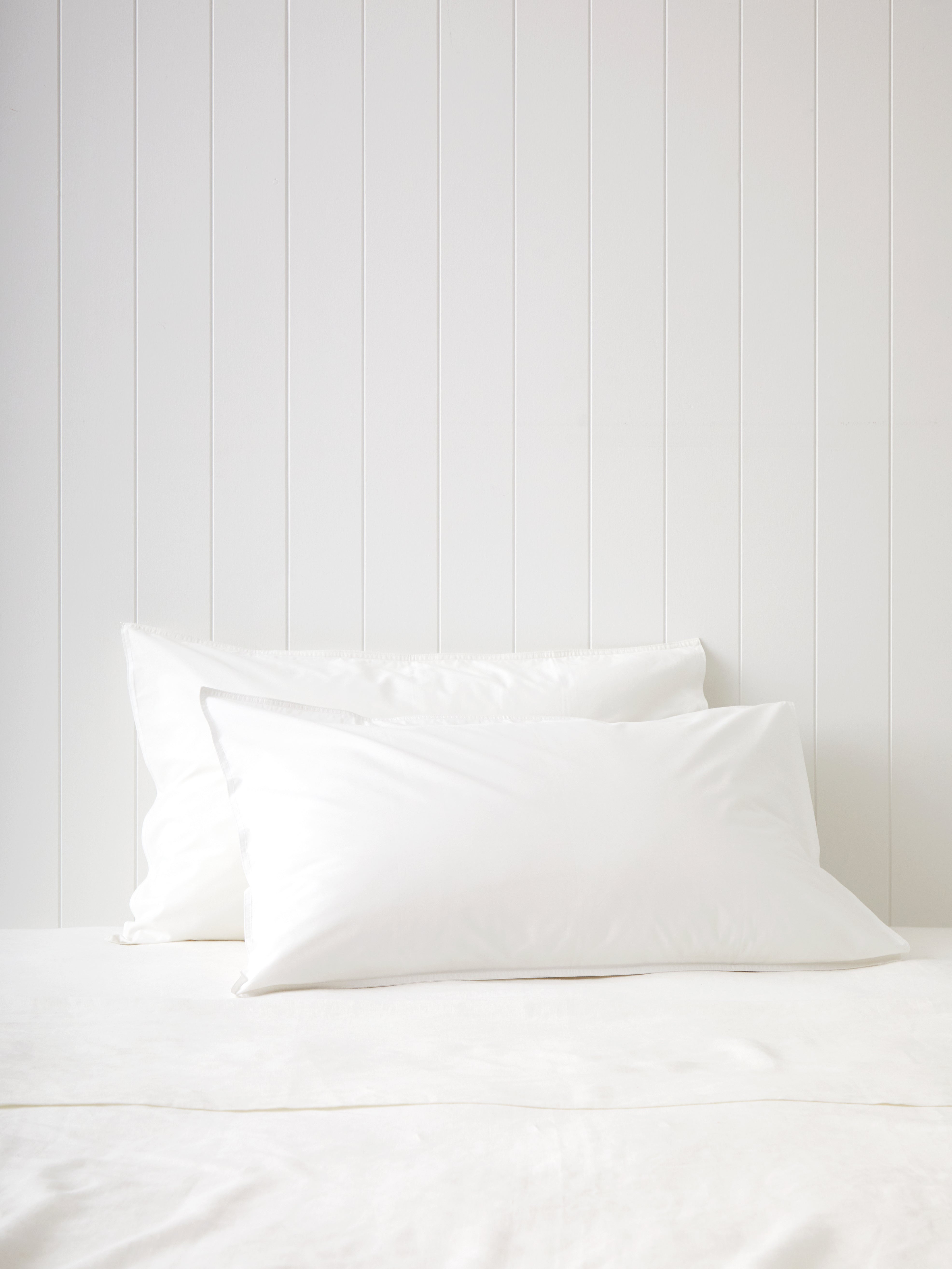 Purity Organic Cotton Standard Pillowcase Set | White-1