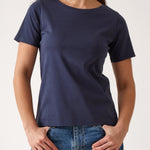 Reese Knit Tee Shirt | Ink-1